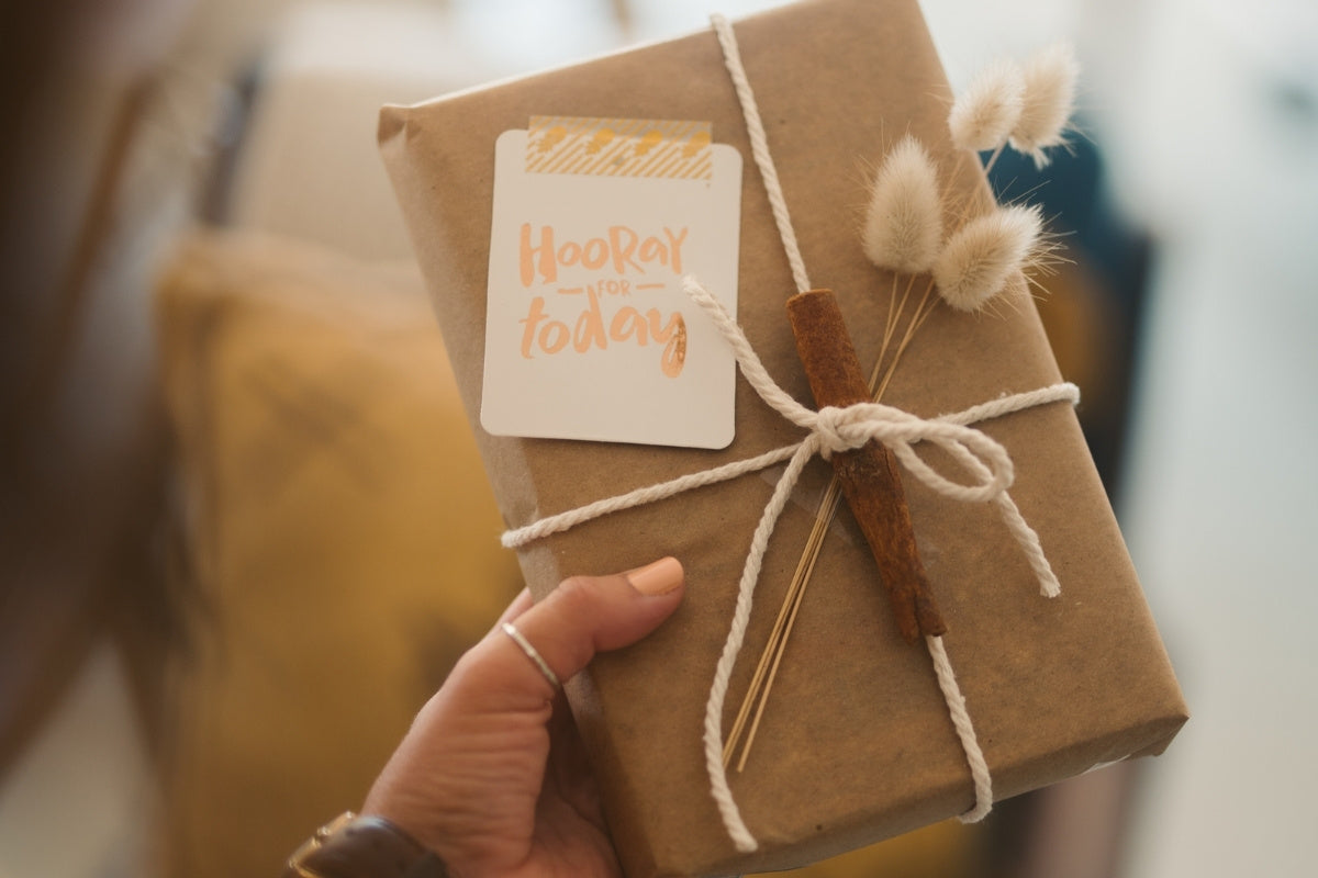 A Person Holding Personalised Gift