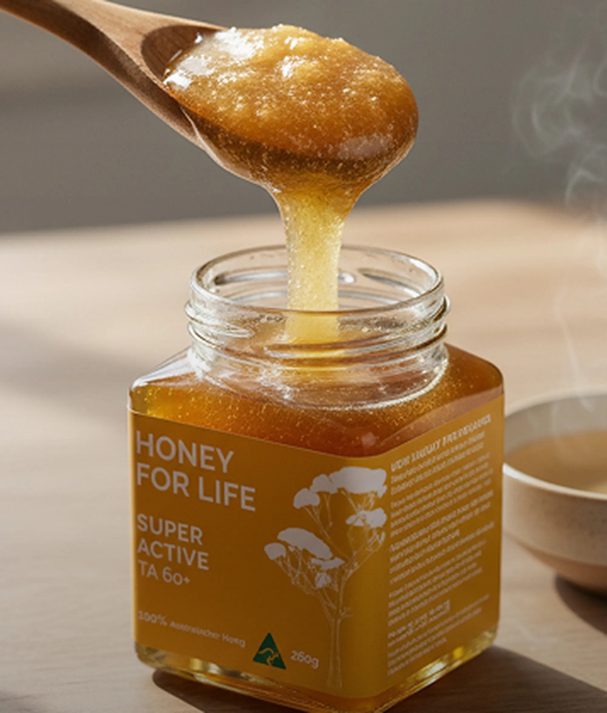 Honey for life honey Jar