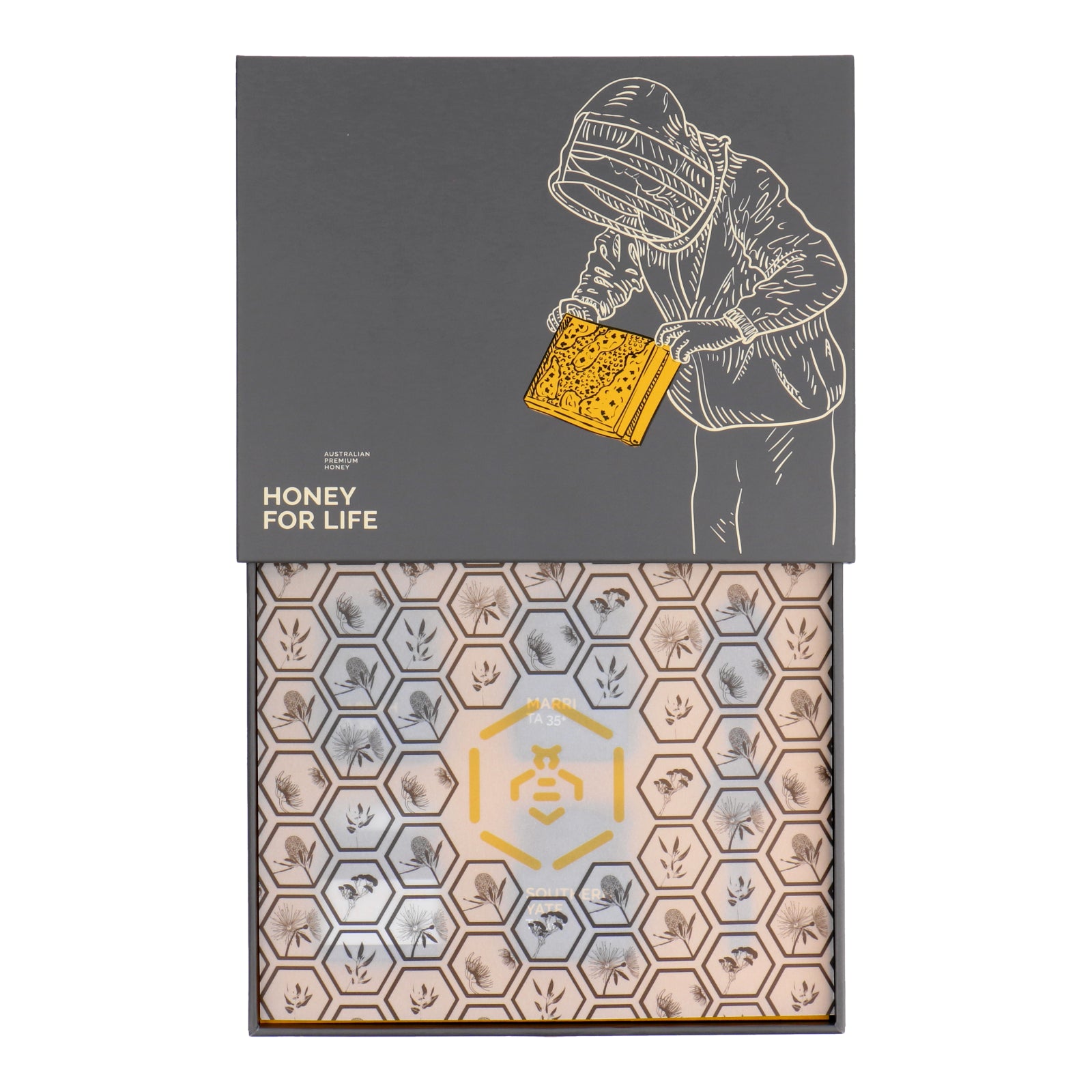 Honey for Life Gift Box with wrapping paper