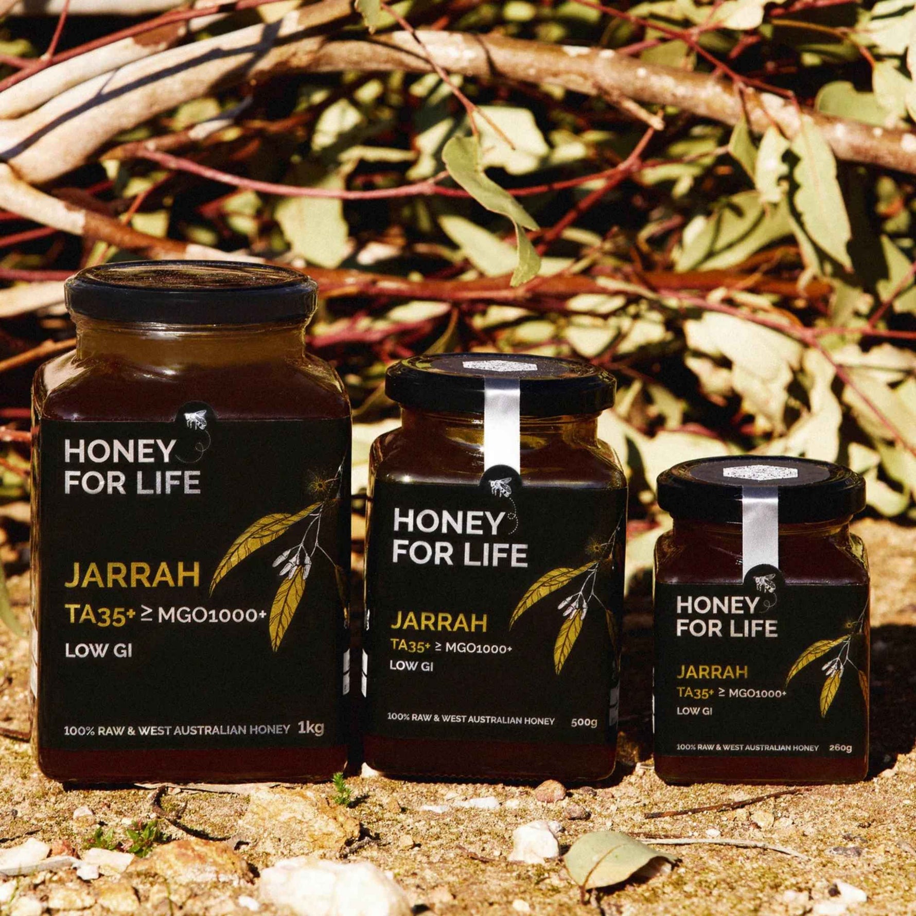jarrah honey jars