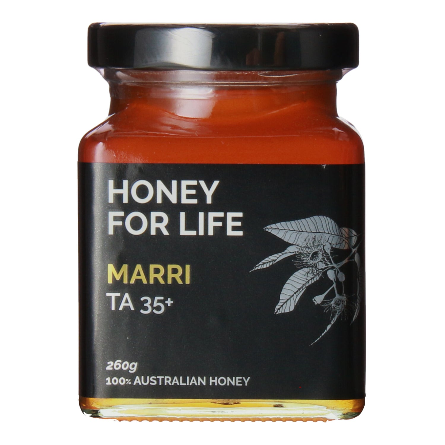 Honey for Life Marri TA35+ Red Gum Honey in Jar