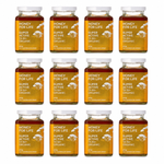 Twelve glass jars of honey arranged in a 3-by-4 grid on a plain white background. Each jar has a white cap and a golden-orange label reading 'HONEY FOR LIFE' and 'SUPER ACTIVE TA 60+ ORGANIC' with a bee illustration.