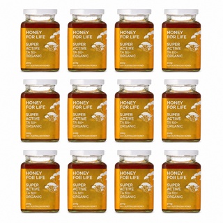 Super Active TA60+ Organic Honey 500g [Carton of 12]