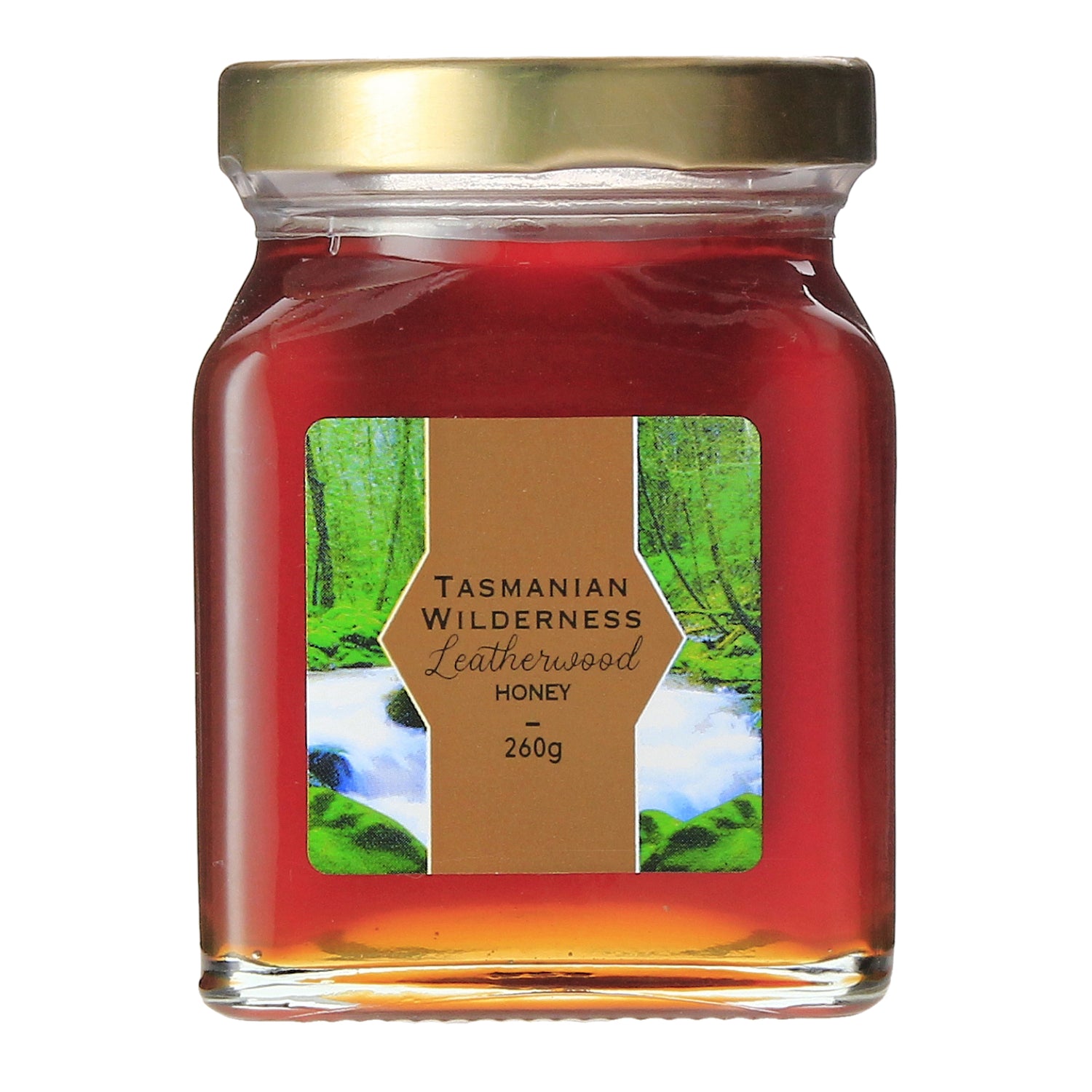 A jar of Leatherwood Honey from Tasmanian Wilderness