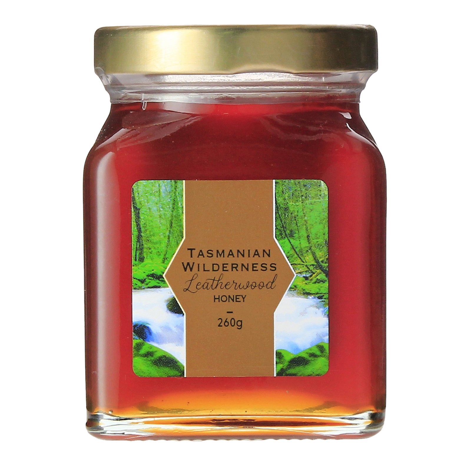 A jar of Leatherwood Honey from Tasmanian Wilderness