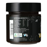 back of the jar showing nutritional information for Vanilla Bean Honey