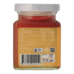 Honey for Life Super Active TA60 Organic Honey jar with nutrition label side