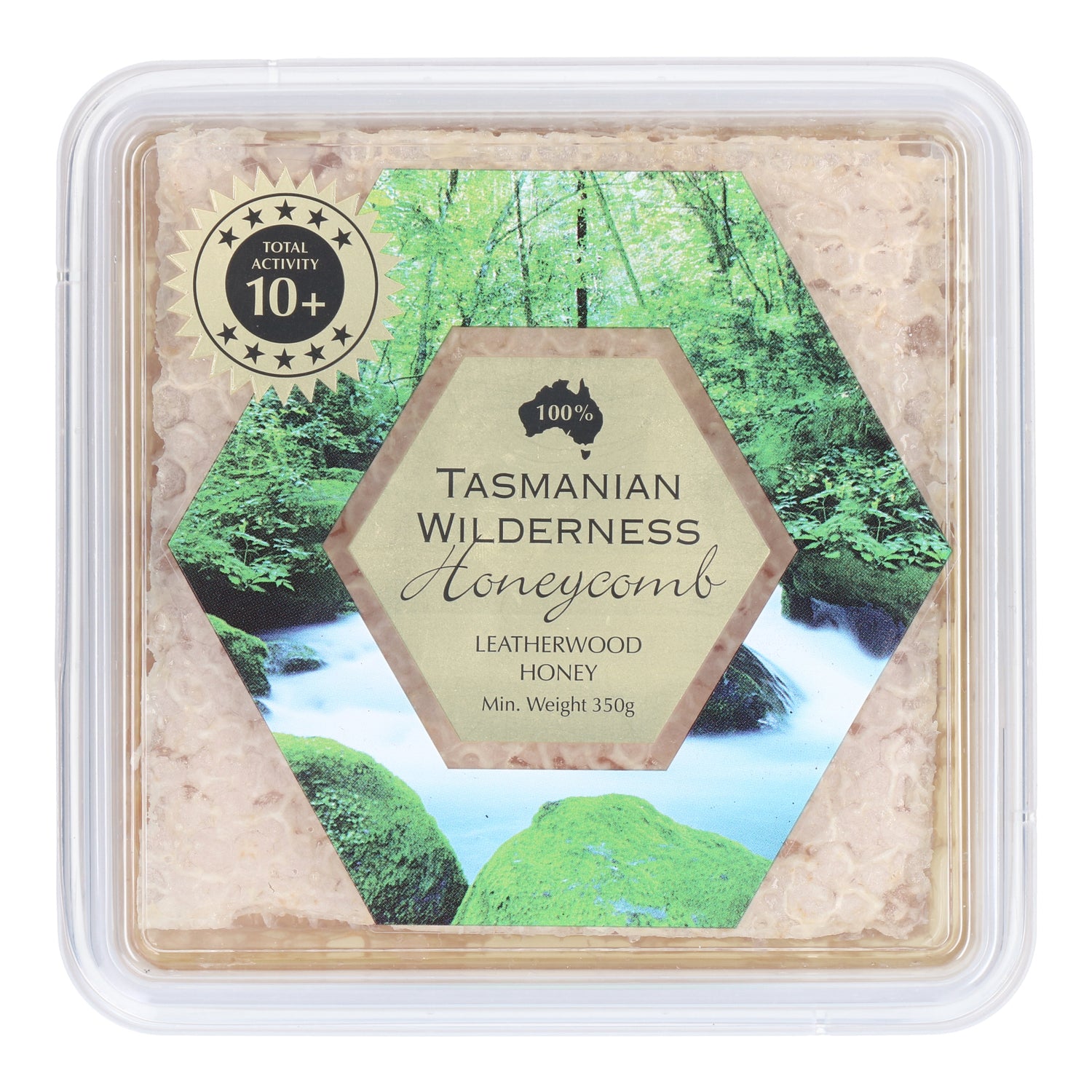 Tasmanian Leatherwood Honeycomb TA 10+ (350g) 