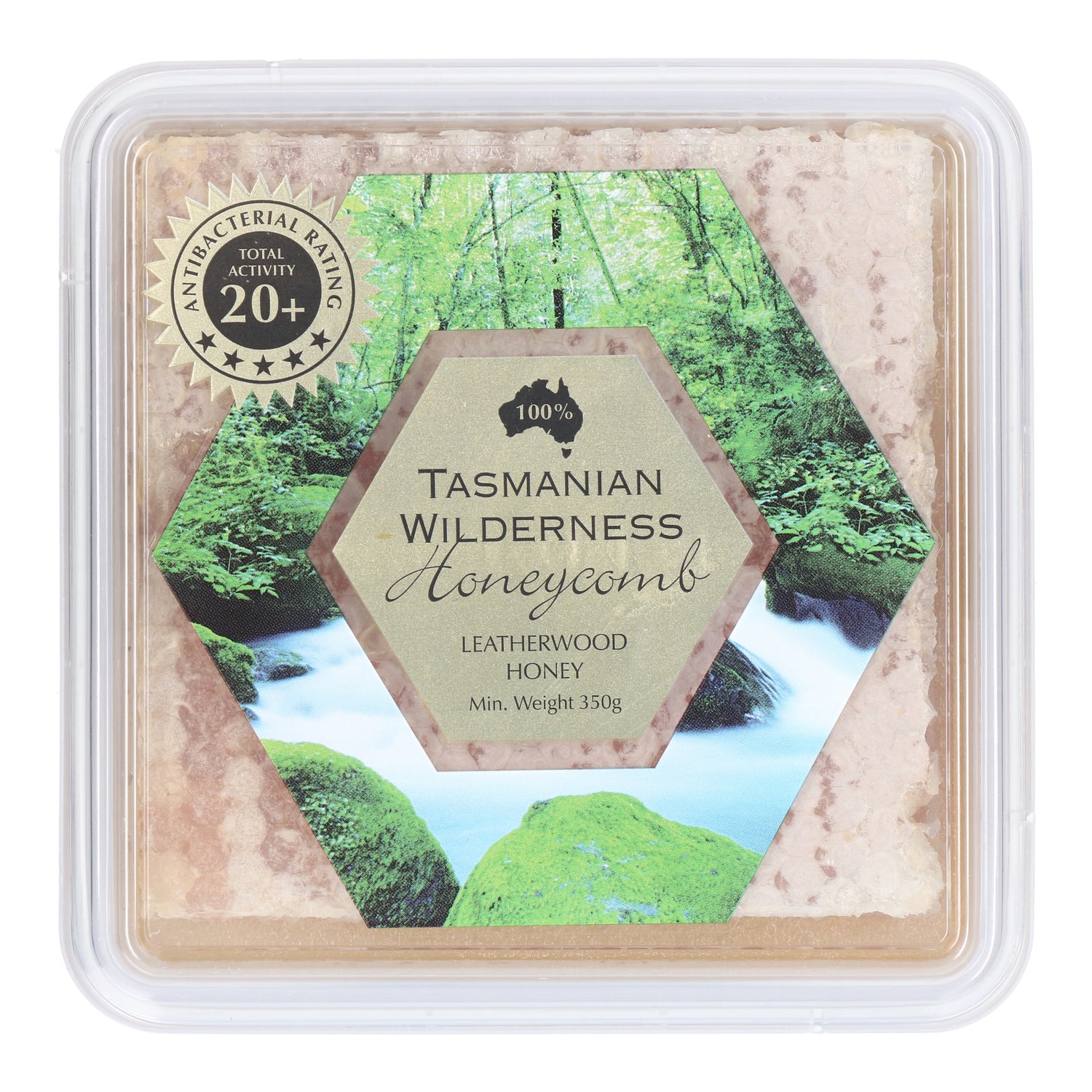 Tasmanian Leatherwood Honeycomb TA 20+ (350g)