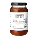 A jar of Mono-floral Manuka Honey MGO 263+ (UMF10+), 500g, labeled 'The Authentic Honey Co'.