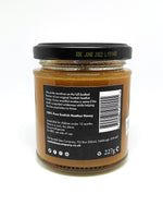 the back view of a jar of Scottish Heather Honey