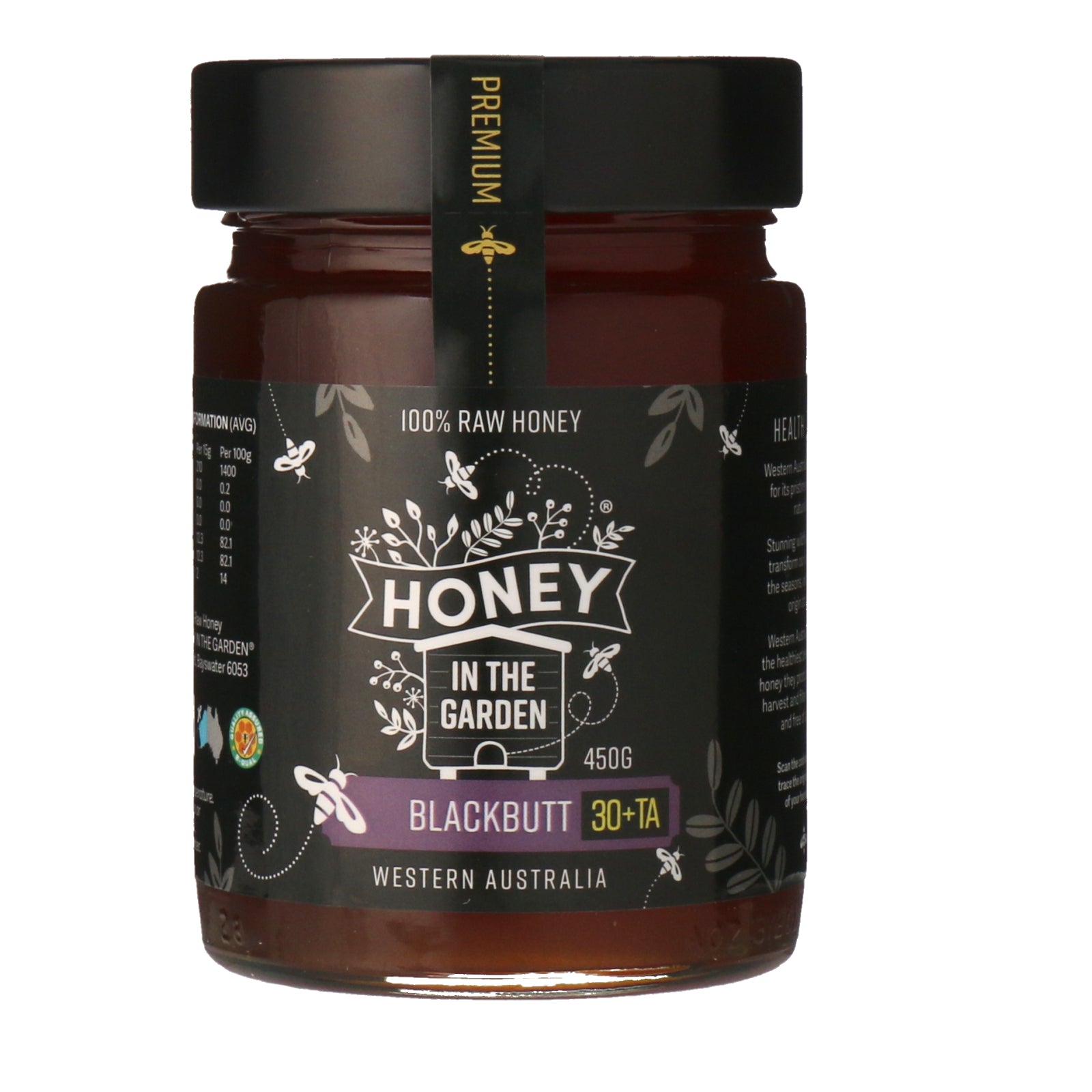 Honey in the Garden Blackbutt TA30+ Honey