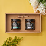 Honey in the Garden - Marri TA30+ & Wandoo Set showing a box with 2 honey jars and dipper