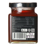 Side of the Wildflower Australian Honey Jar showing Nutritional Information